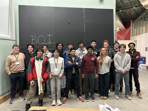 A photo of a group of students at MIT iQuHACK 2026